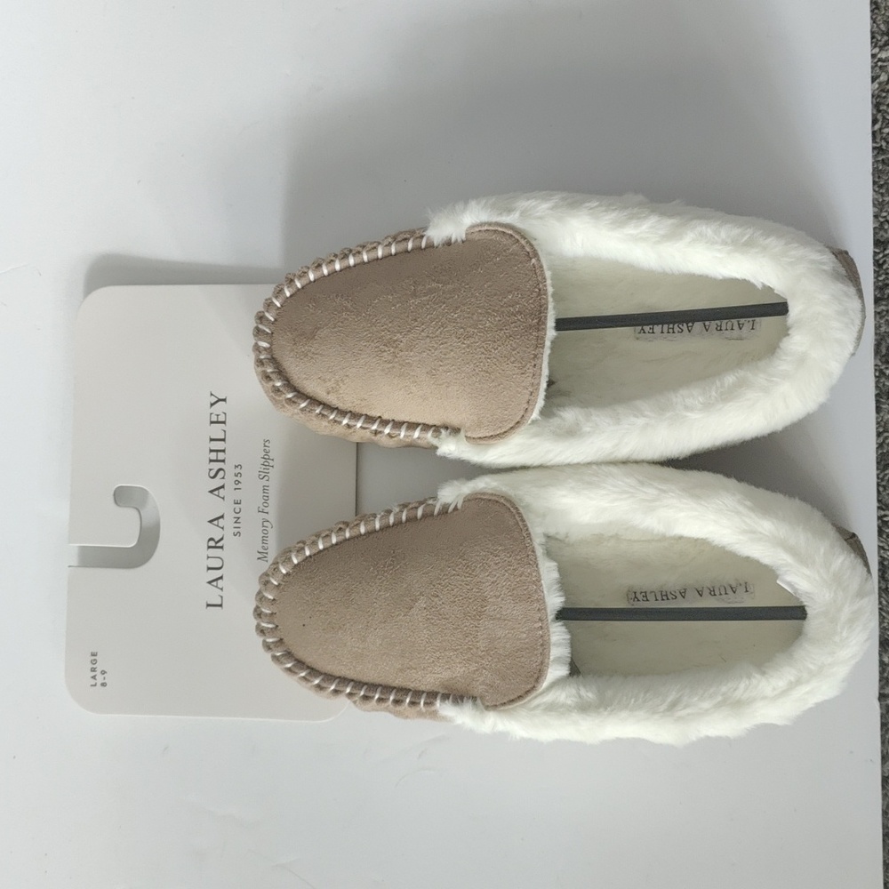 Laura Ashley Memory Foam Slippers